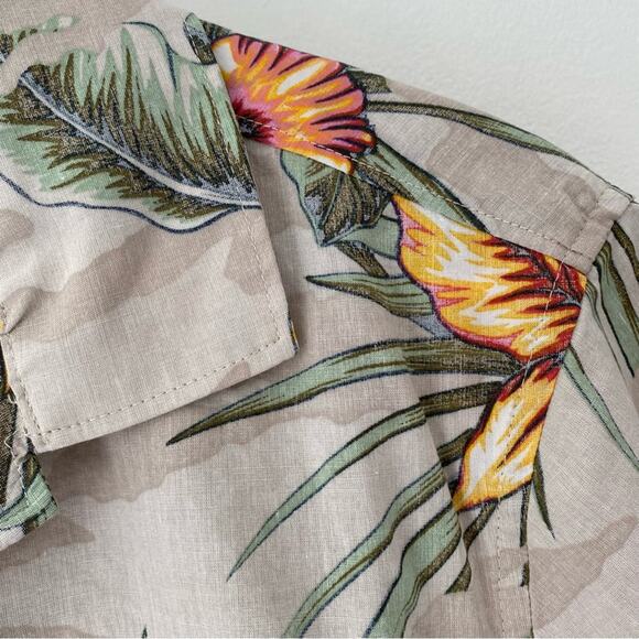 Billabong Sundays Vacation Short Sleeve Vacation Hawaiian Shirt medium - Picture 9 of 10